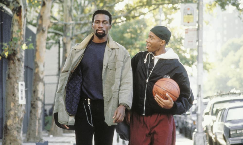 Leon Robinson and Duane Martin in Above the Rim