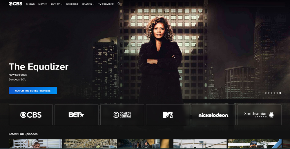 Paramount Plus Home Screen