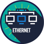 Like link lights, Ethernet lights look like computer monitors