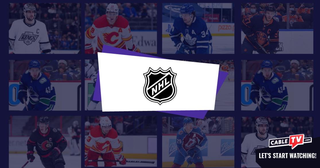 Watch NHL Games NHL logo over a collage of ice hockey action shots.