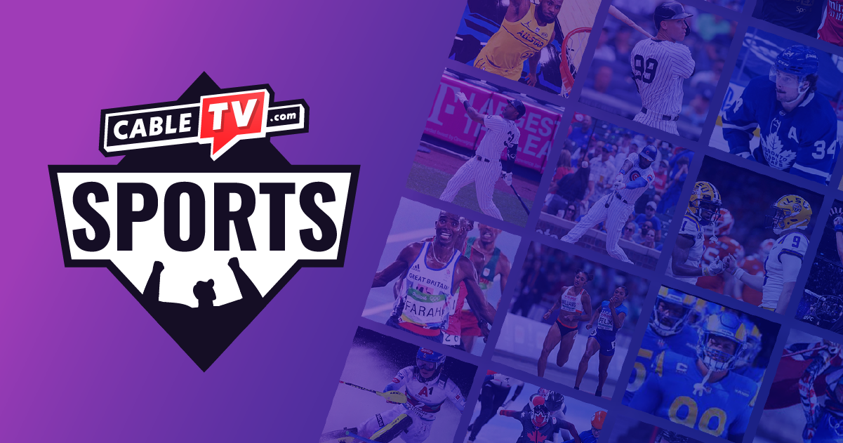 CTV Sports logo on a field of sports action shots