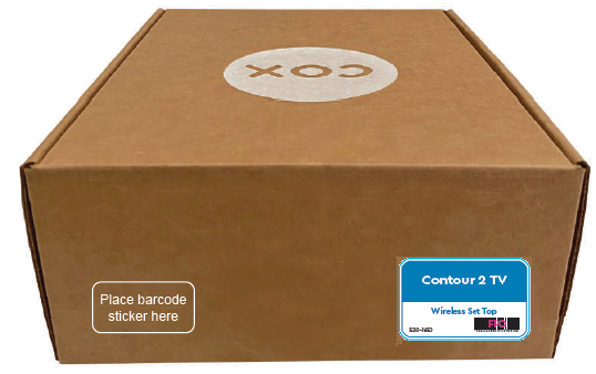 Cox self install box example