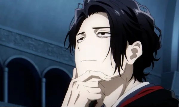 A sleep-deprived, anime version of author Osamu Dazai.