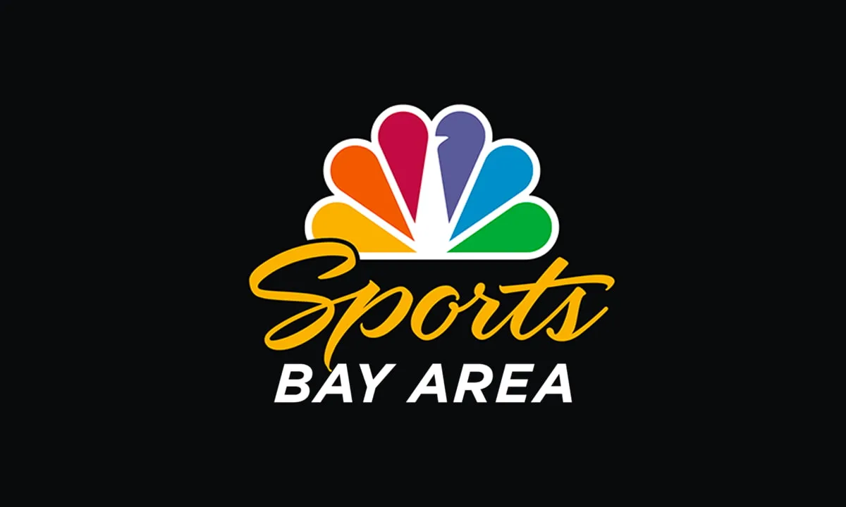 The NBC Sports Bay Area logo on a black background.
