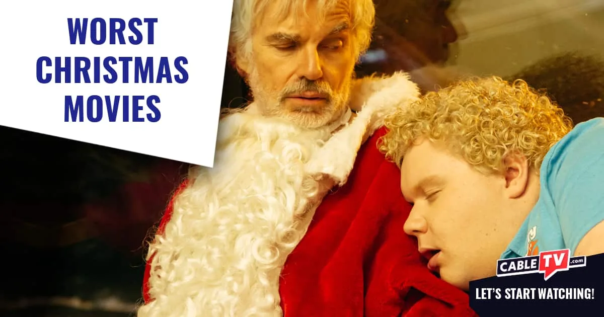 Still shot from Bad Santa 2 representing one of the Worst Christmas Movies