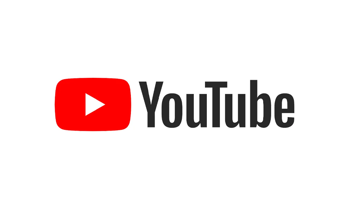 The YouTube logo on a white background.